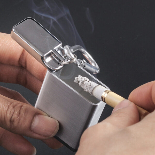 Pull-Out Portable Stainless Steel Ashtray