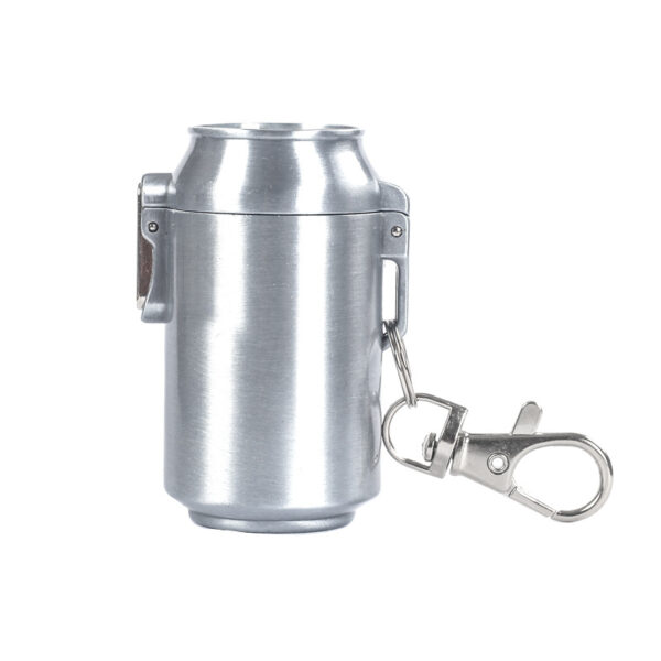 Portable Outdoor Stainless Steel Cola Can-Shaped Ashtray