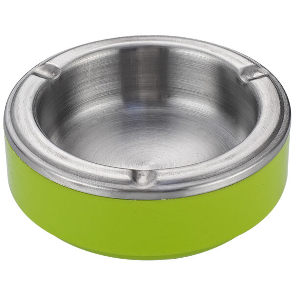 Large-Caliber Double-Layer Stainless Steel Ashtray