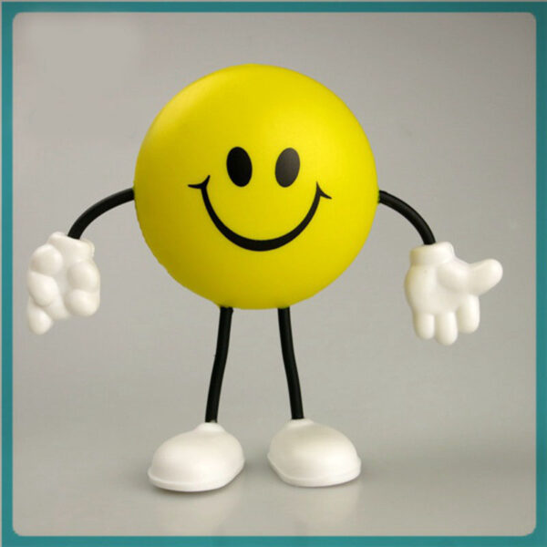 PU Foam Long-Limbed Smiley Stress Relief Toy