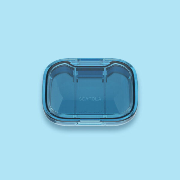 Flip-Top 3-Compartment Transparent Pill Box