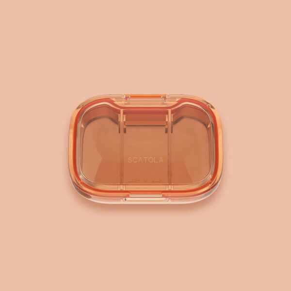 Flip-Top 3-Compartment Transparent Pill Box