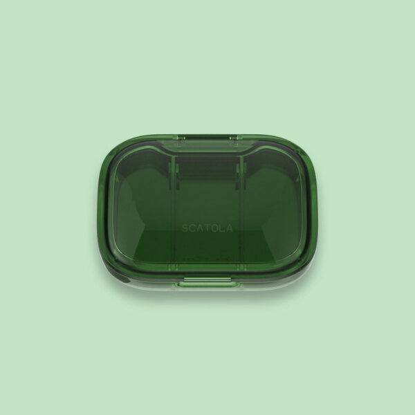 Flip-Top 3-Compartment Transparent Pill Box