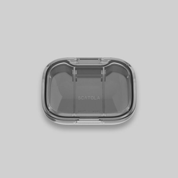 Flip-Top 3-Compartment Transparent Pill Box