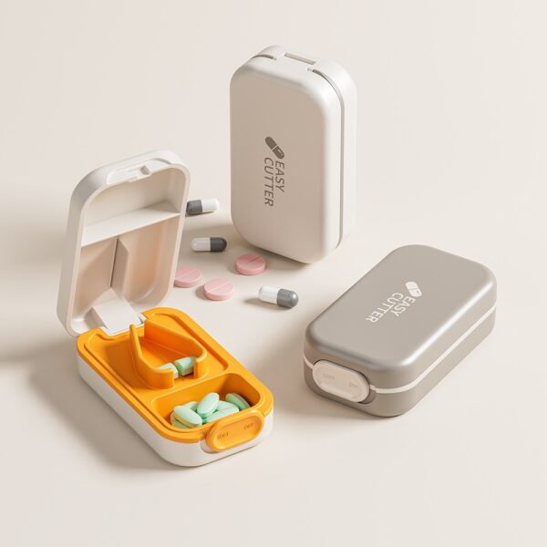 Pill Cutter and Storage Box