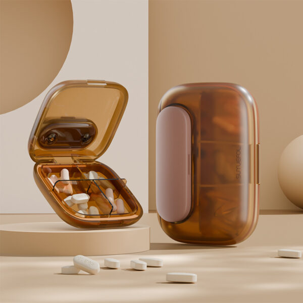 Portable Sealed Moisture-Proof Mini Pill Box