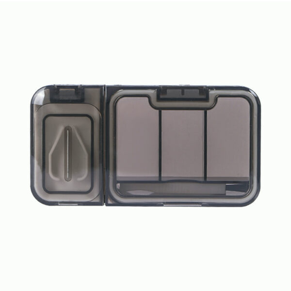 Pill Cutter and 3-Compartment Organizer