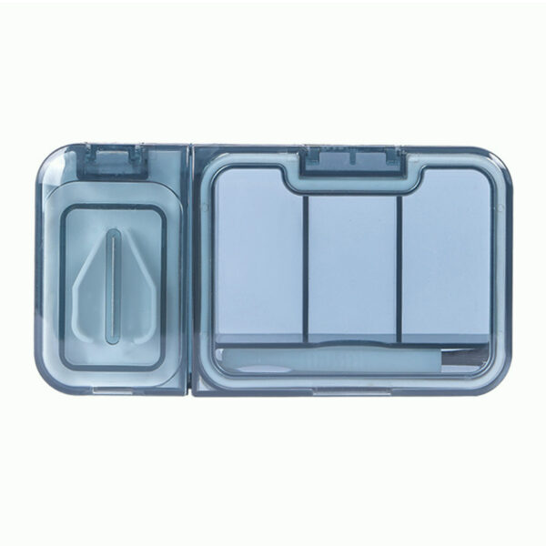 Pill Cutter and 3-Compartment Organizer