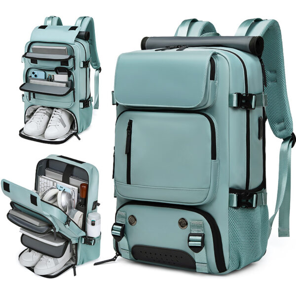 Waterproof Multi-Pocket Large-Capacity Travel Backpack