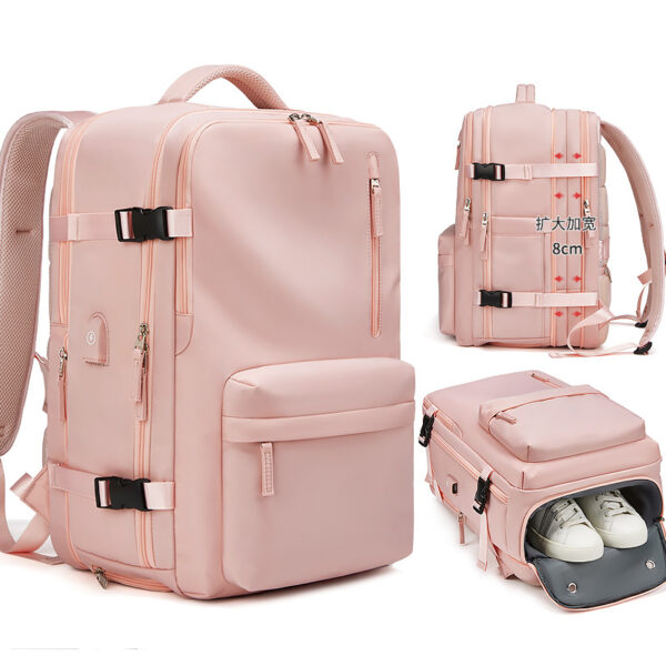 Multi-Pocket USB Charging Backpack