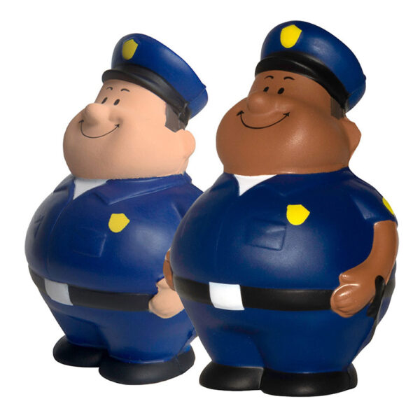 PU Foam Chubby Police Officer Stress Relief Toy