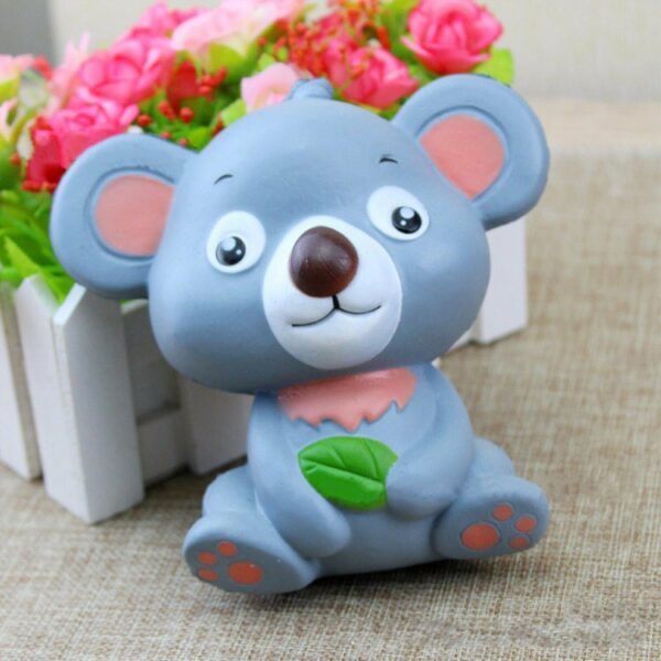 PU Foam Koala Hugging a Leaf Stress Relief Toy