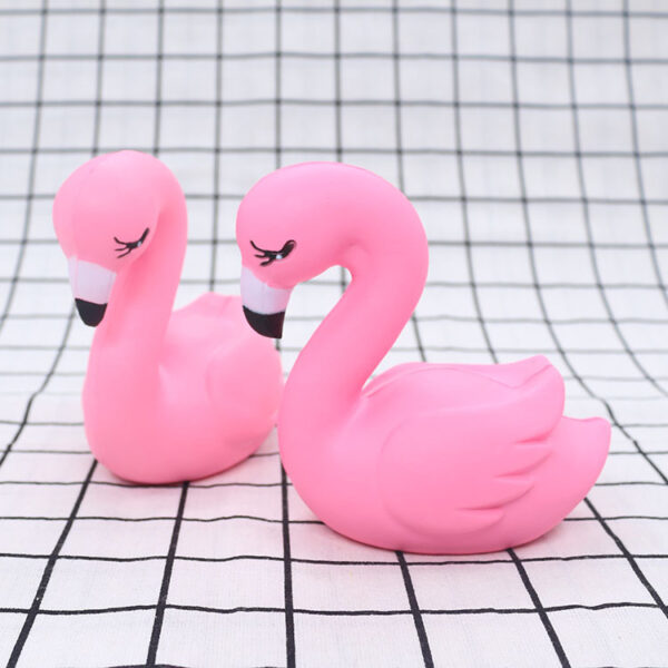 PU Foam Pink Flamingo Stress Relief Toy