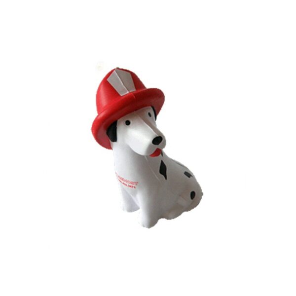 PU Foam Dalmatian Firefighter Dog Stress Relief Toy