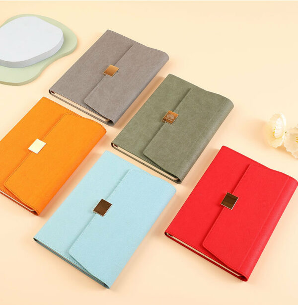 A5 Tri-Fold Buckle Notebook