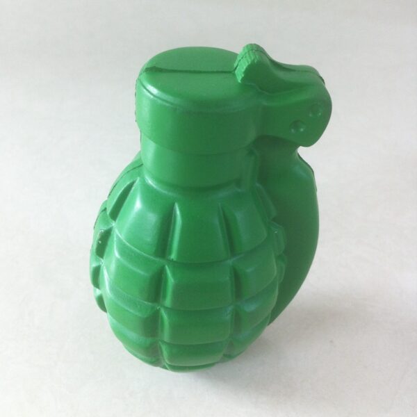 Grenade-Shaped PU Foam Stress Ball