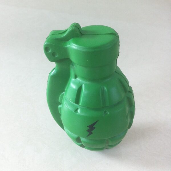 Grenade-Shaped PU Foam Stress Ball