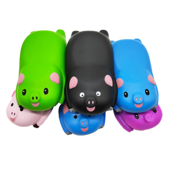 Pig-Shaped PU Foam Slow Rebound Stress Relief Mouse Wrist Pad