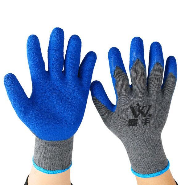 Ten-Stitch Cotton Terry Cloth Work Gloves with Logo