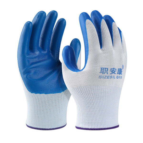 Nitrile-Dipped Work Gloves with Custom Logo