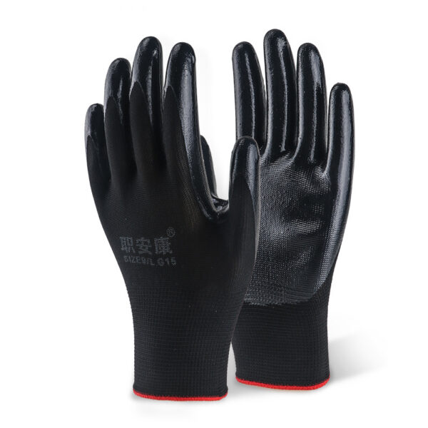 Nitrile-Dipped Work Gloves with Custom Logo