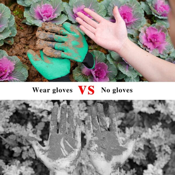 Planting Gloves with Paws for Garden