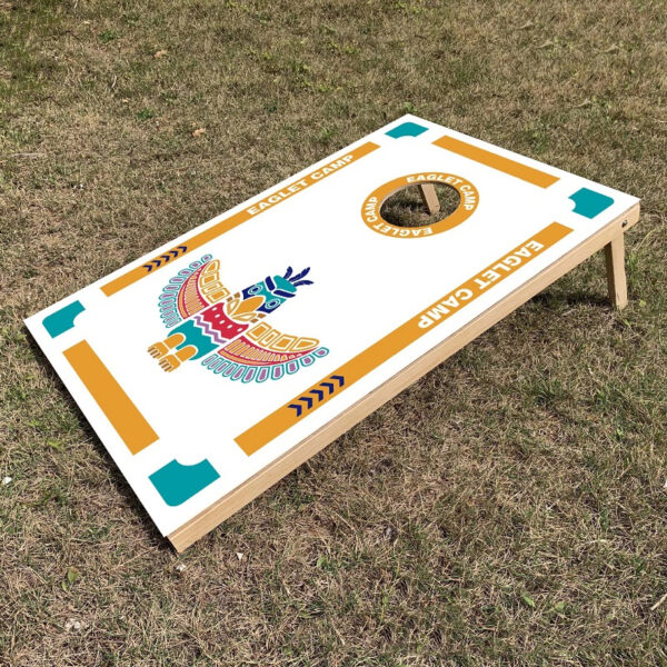 Wood Cornhole Boards with 8 Bags