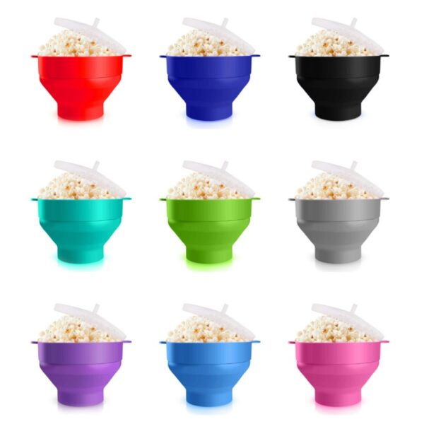 Foldable Silicone Microwave Popcorn Popper