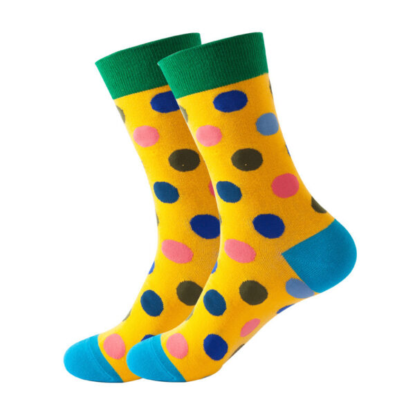 Custom Logo Polka Dot Mid-Calf Sock