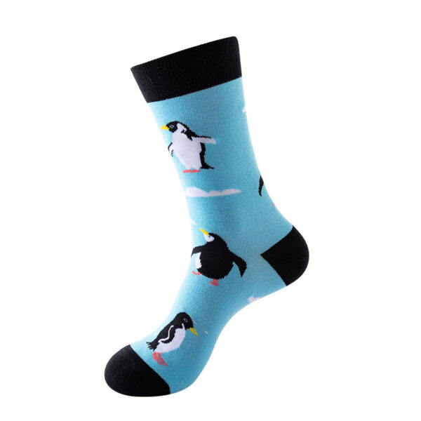 Full-Color Logo Fruit Cotton Sock