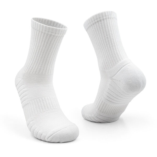 Custom Logo Long-Calf Basketball Socks with Towel Bottom