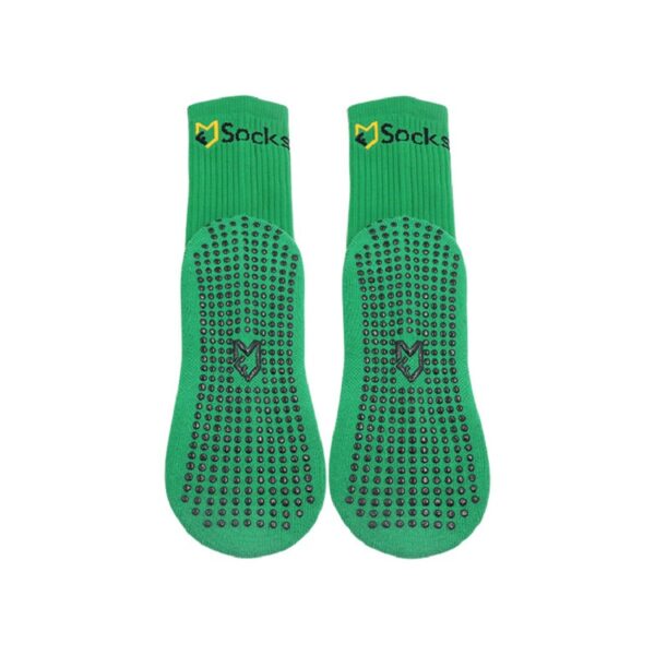 Custom Logo Silicone Grip Mid-Calf Sports Socks