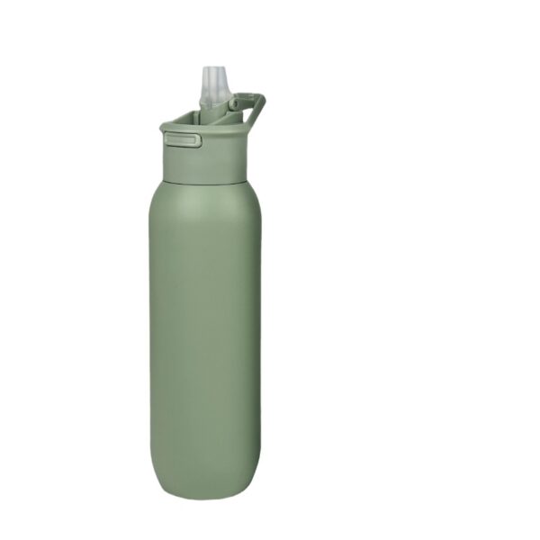 Sports Stainless Steel Water Bottle with Carry Handle 580ml