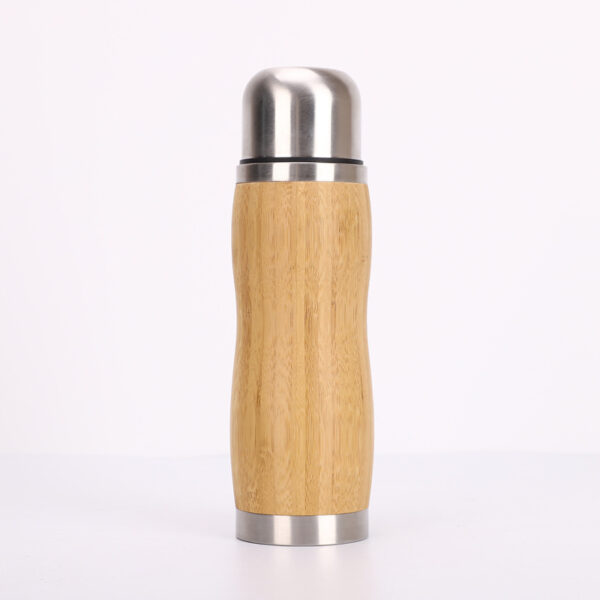 Bamboo Wood Insulated Car Bottle