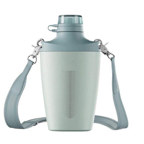 Sports Stainless Steel Water Bottle with Carry Strap