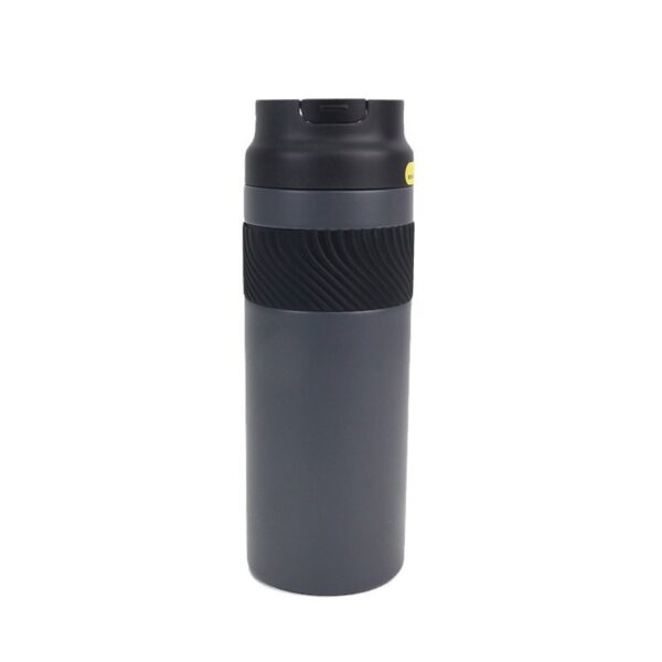 Stainless Steel Tumbler with Straw and Carrying Handle