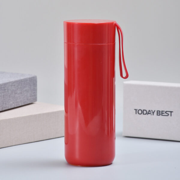 Stainless Steel Tumbler with Silicone Carrying Strap