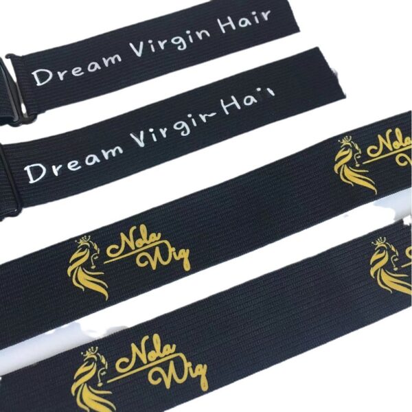 Custom Logo Printed Hair Edge Securement Band for Wigs