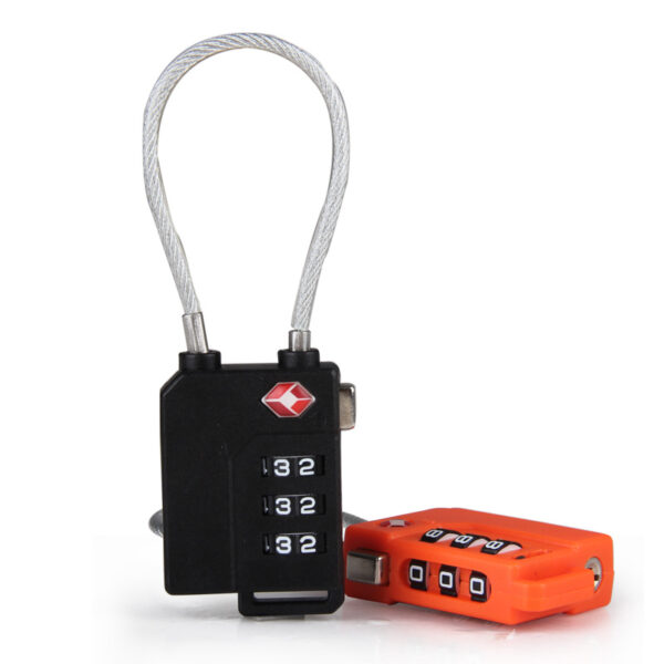 Customizable TSA Plastic Combination Luggage Lock