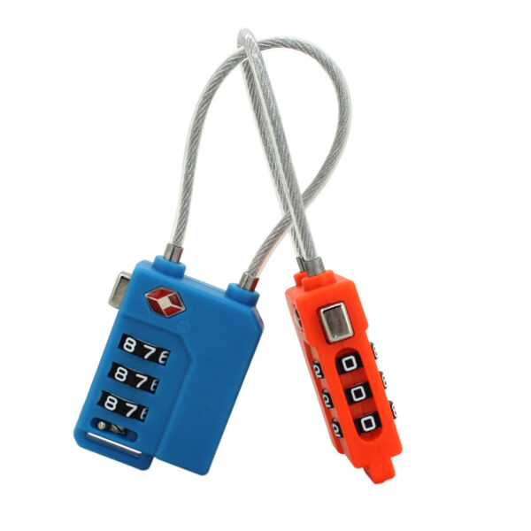 Customizable TSA Plastic Combination Luggage Lock