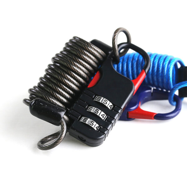 Mini Steel Cable Combination Lock with Custom Logo