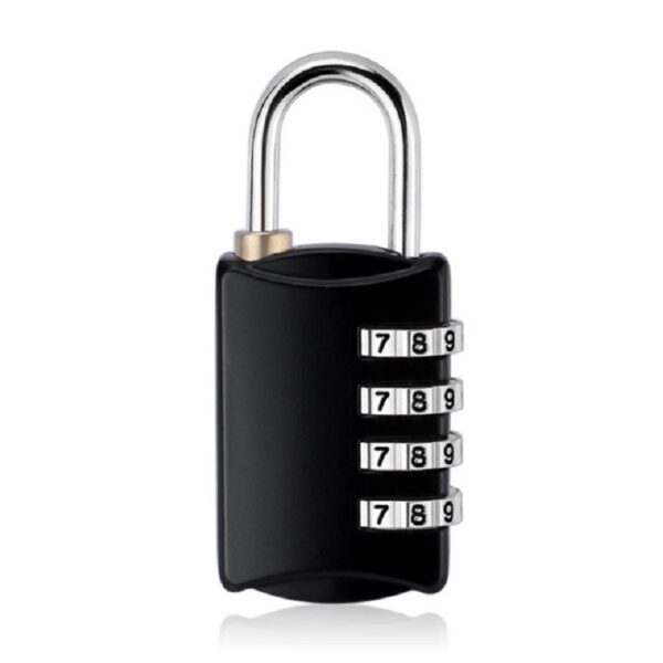 4-Digit Combination Padlock with Custom Logo