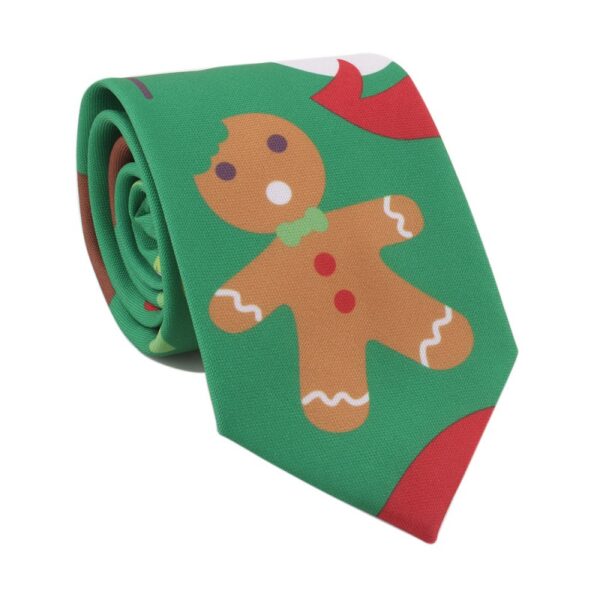 Festive Christmas Printed Ties with Custom Logo