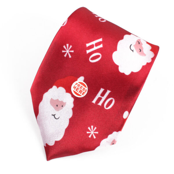 Customizable Printed Polyester Women's Christmas Tie