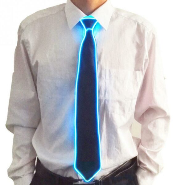 LED Light-up Tie with EL Cold Light Accessories