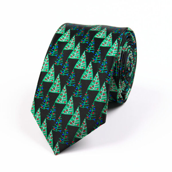 Christmas Jacquard Logo Polyester Tie