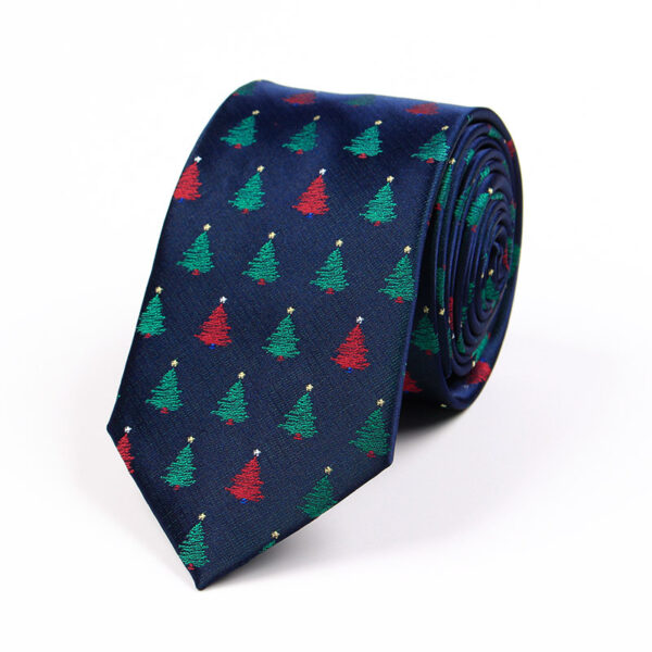 Christmas Jacquard Logo Polyester Tie