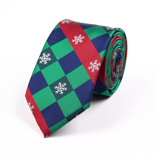 Christmas Jacquard Logo Polyester Tie