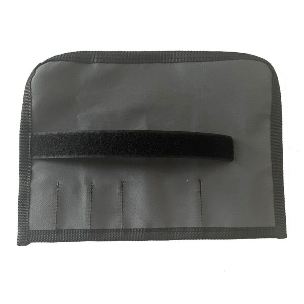 Black Roll-Up Pencil Case