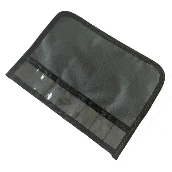 Black Roll-Up Pencil Case - Image 2